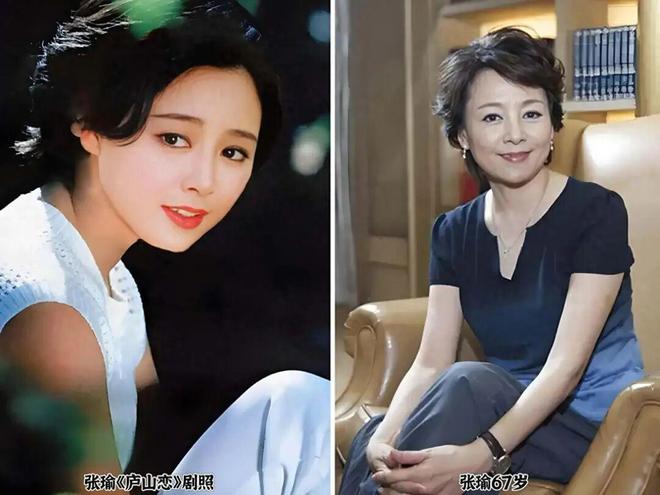 被张瑜的老年状态惊艳！发不过肩、衣着素雅67岁美的得很高级